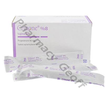 Crinone 8% Vaginal Gel (Progesterone) - 8% (15 Applicators) 