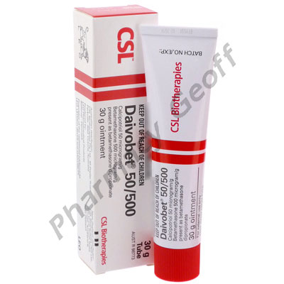 Daivobet Ointment (Calcipotriol/Betamethasone) - 50mcg/500mcg (30g) 