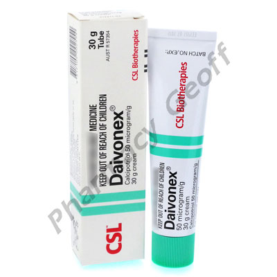 Daivonex Cream (Calcipotriol) - 50mcg/g (30g Tube) 