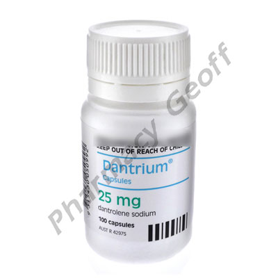 Dantrium (Dantrolene Sodium) - 25mg (100 Capsules) 