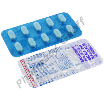 Depilox-50 (Amoxapine) - 50mg (10 Tablets) 