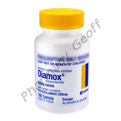 Diamox (Acetazolamide) - 250mg (100 Tablets) 