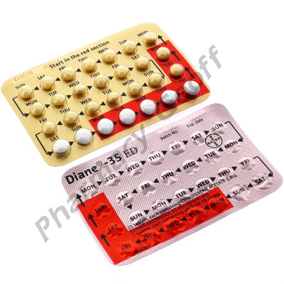 Diane-35 ED (Cyproterone Acetate/Ethinyl Estradiol) - 3 x 28 Tablets 