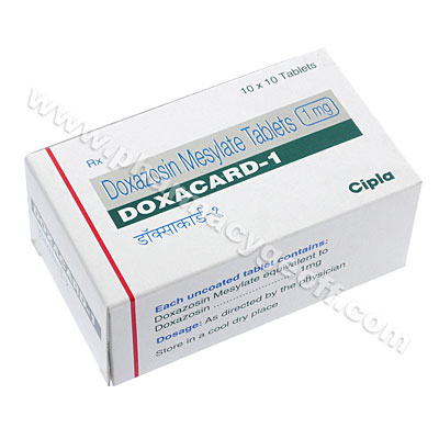 Doxacard (Doxazosin) - 1mg (10 Tablets)