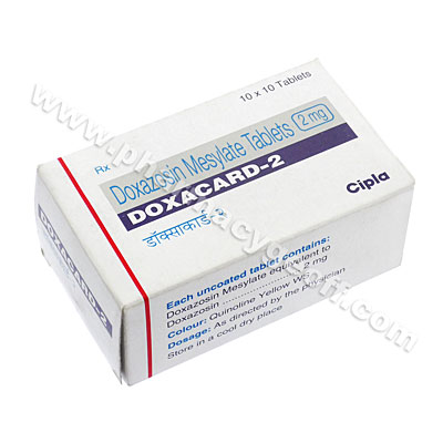 Doxacard (Doxazosin) - 2mg (10 Tablets)