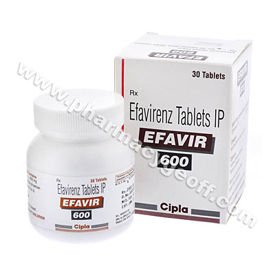 Efavir (Efavirenz) - 600mg (30 Tablets) 