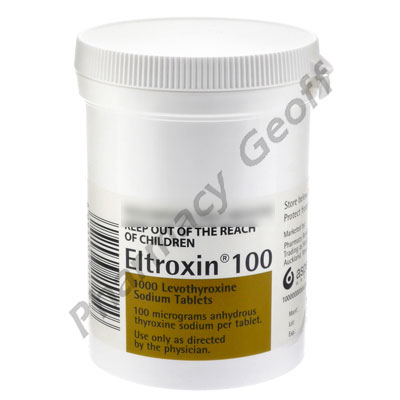 ELTROXIN (SYNTHROID) - 0.1 MG (1000 TABLETS) 