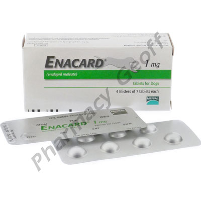 Enacard (Enalapril Maleate) - 1mg (28 Tablets)