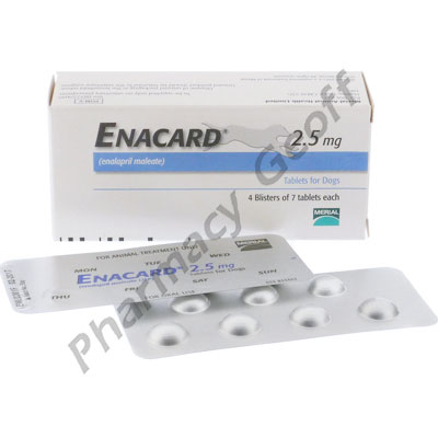 Enacard (Enalapril Maleate) - 2.5mg (28 Tablets)