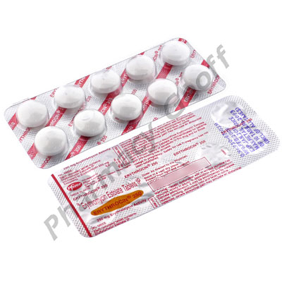 Erytheocin (Erythromycin Estolate) - 250mg (10 Tablets) 
