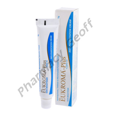Eukroma-Plus Cream (Hydroquinone Acetate & Tretinoin) - 2% (15g Tube) 