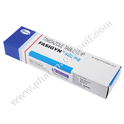 Fasigyn (Tinidazole) - 500mg (100 Tablets) 