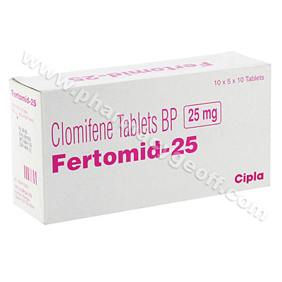 Fertomid (Clomifene Citrate) - 25mg (10 Tablets) 