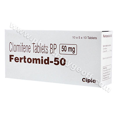 Fertomid (Clomifene Citrate) - 50mg (10 Tablets) 