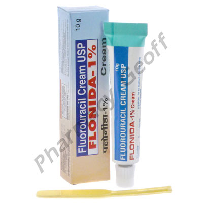 Flonida 1% Cream (Fluorouracil IP) - 1% (10g Tube) 