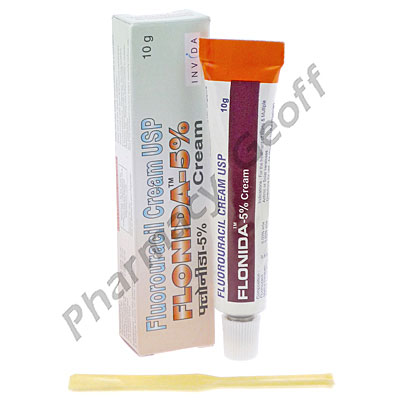 Flonida 5% Cream (Fluorouracil IP) - 5% (10g Tube)