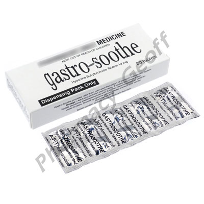Gastro-Soothe (Hyoscine Butylbromide) - 10mg (20 Tablets) 