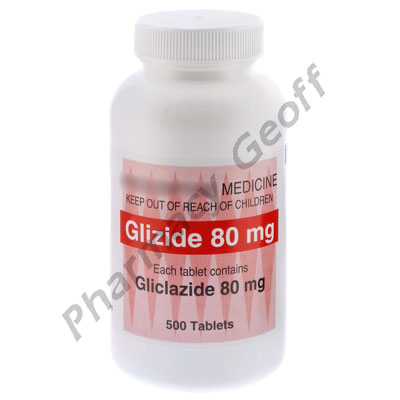 Glizide (Gliclazide) - 80mg (500 Tablets) 
