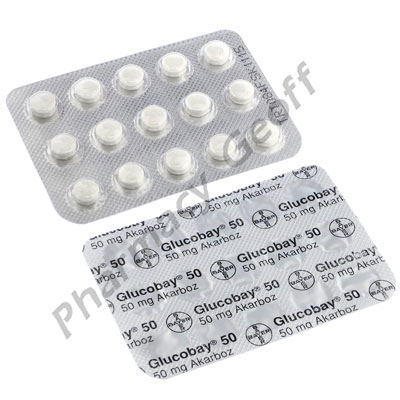 Glucobay (Acarbose) - 50mg (90 Tablets)(Turkey)