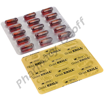 Gold KRILL (Euphausia Superba) - 500mg (30 Capsules) 