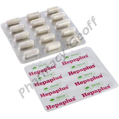 Hepaplus (CynaraExtract/L-Ornithine Aspartate/Thiamine/Riboflavin/Niacin/Pantothenic Acid/Vitamin B6 ) - 350mg/100mg/0.55mg/0.7mg/8mg/3mg/0.7mg (30 Capsules) 