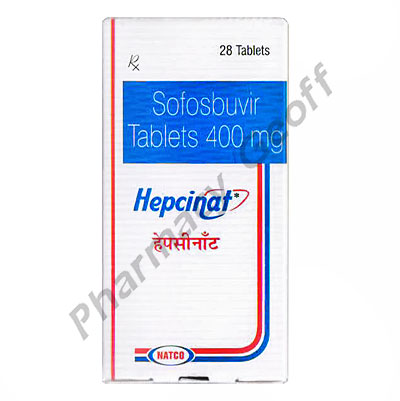 Hepcinat (Sofosbuvir) - 400mg (28 Tablets) 