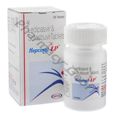 Hepcinat LP (Ledipasvir/Sofobuvir) - 90mg/400mg (28 Tablets)