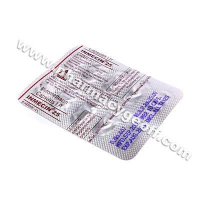 Inmecin (Indomethacin) - 25mg (10 Tablets)