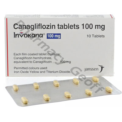 Invokana (Canagliflozin) - 100mg (10 Tablets)
