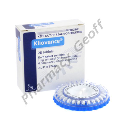 Kliovance (17-Oestradiol/Norethisterone Acetate) - 1mg/0.5mg (28 Tablets) 