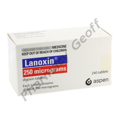 Lanoxin Digoxin 250mcg 240 Tablets Heart Health