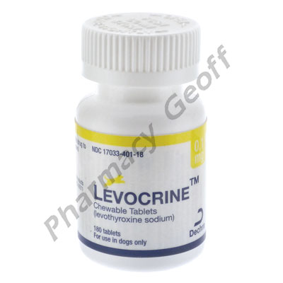 Levocrine (Levothyroxine Sodum) - 0.1mg (180 Tablets)