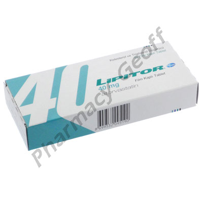 Lipitor (Atorvastatin Calcium) - 40mg (30 Tablets)(Turkey)