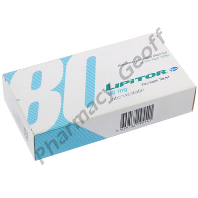 Lipitor (Atorvastatin Calcium) -80mg (30 Tablets)(Turkey)