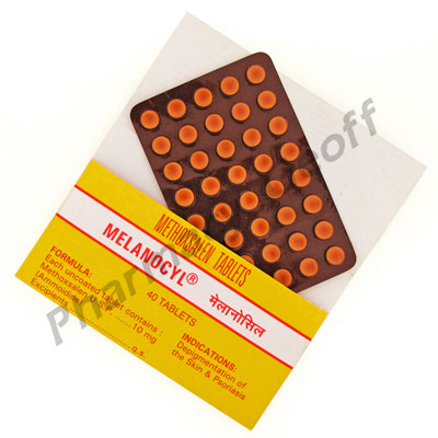 Melanocyl (Methoxsalen USP) - 10mg (40 Tablets) 