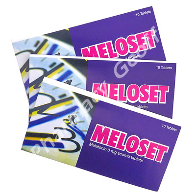 Meloset 3 (Melatonin) - 3mg (10 Tablets) 