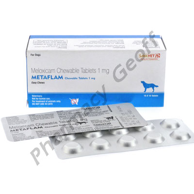 Metaflam (Meloxicam) - 1mg (10 Chewable Tablets)