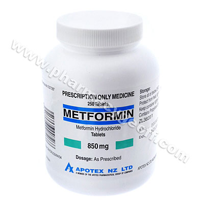 Metformin (Metformin Hydrochloride) - 850mg (250 tablets) 