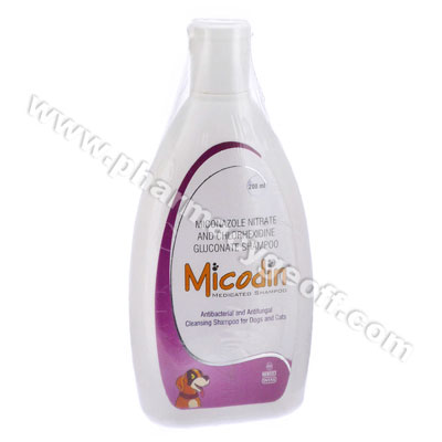 Micodin (Miconazole Nitrate/Chlorhexidine Gluconate) - 200mL 