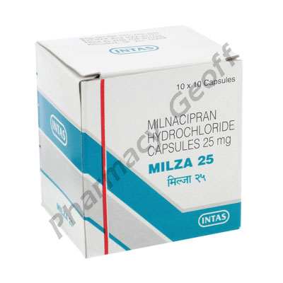 Milza 25 (Milnacipran Hydrochloride) - 25mg (10 Capsules) 