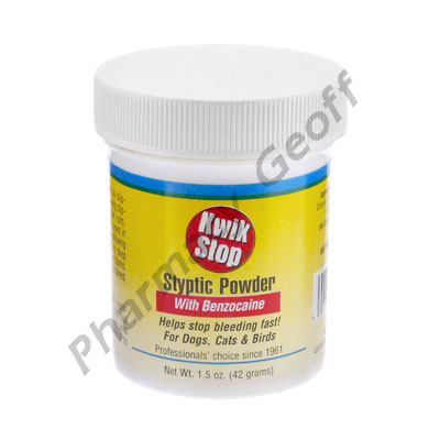 Miracle Care Kwik-Stop Styptic Powder (Benzocaine) - 1.5oz 