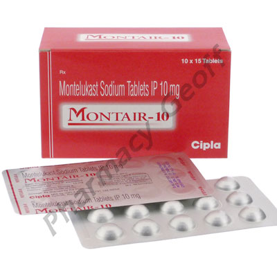 Montair (Montelukast Sodium) - 10mg (15 Tablets)