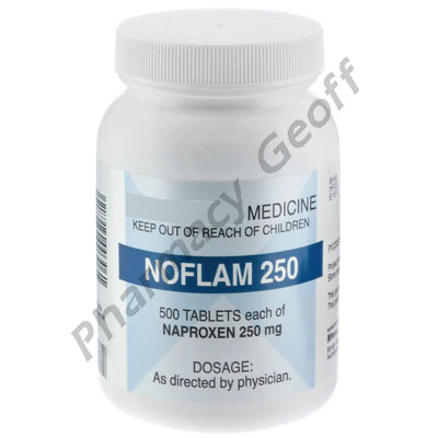 Noflam Naproxen 250mg 500 Tablets Arthritis Pharmacy Geoff
