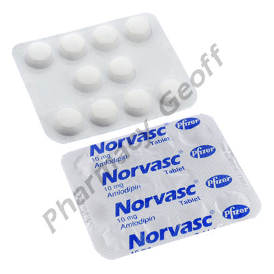 Norvasc (Amlodipine Besylate) - 10mg (30 Tablets)(Turkey) 
