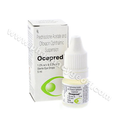 Ocepred Eye Drop (Prednisolone/Ofloxacin) - 10mg/3mg (5ml)