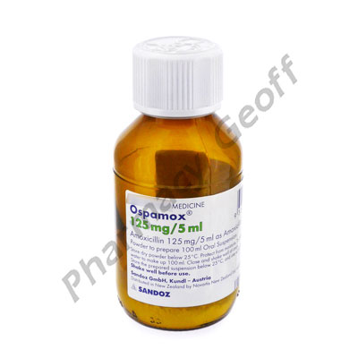 Ospamox (Amoxicillin) - 125mg/5mL (100mL) 