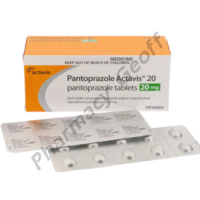 Pantoprazole Actavis (Pantoprazole Sodium Sesquihydrate) - 20mg (100 Tablets)