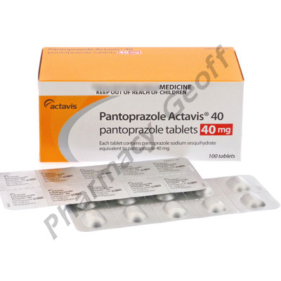 Pantoprazole Actavis (Pantoprazole Sodium Sesquihydrate) - 40mg (100 Tablets) 