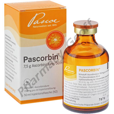 Pascorbin (Ascorbic Acid) - 7.5g/50mL