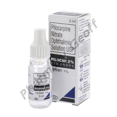Pilocar 2% Eye Drops (Pilocarpine Nitrate USP) - 2% (5mL) 